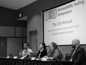 Closing Pleanry Panel on the Present and the Future. Left to right: Jennison Asuncion, Kathy Eng, Jon Avila, Katie Haritos-Shea, and Norman Robinson