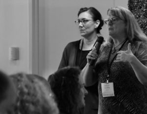 Valorie Sundby and Karen Herr Best Paper Presentation