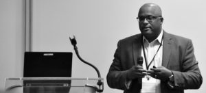 Mark Turner from optimal Solutions Group presenting